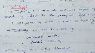 Physical water quality  Turbidity  Water quality with turbidity [upl. by Adnema902]