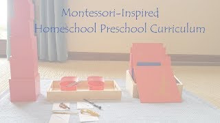 Montessori Inspired Homeschool Preschool Curriculum [upl. by Zoarah774]