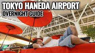 Midnight Haneda Airport Tour Ramen Vending Machine Restaurant Guide Best Sleeping Location Ep502 [upl. by Burdett]