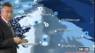 BBC Weather 17th December 2010 Heavy Snow in places [upl. by Enogitna]