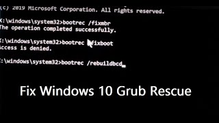 how to fix Windows 10 Grub Rescue in 6 quick steps [upl. by Eibbob877]