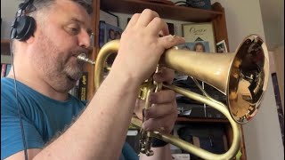 Test recording on my Eclipse Flugelhorn [upl. by Stoneman]