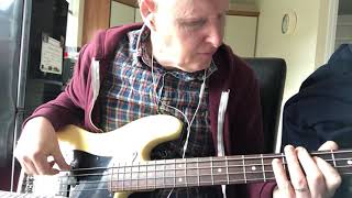 Oliver’s Army by Elvis Costello and the attractions bass cover [upl. by Edobalo229]