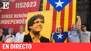 DIRECTO  Manifestación de la Diada de Cataluña  EL PAÍS [upl. by Nations948]