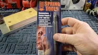 SpringTools Hammerless Punch and Nail Set [upl. by Garreth]