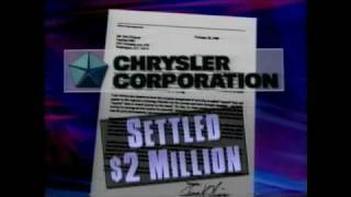 Chrysler Minivan Seatback Deaths  NBC Dateline Part 1 [upl. by Nevur751]