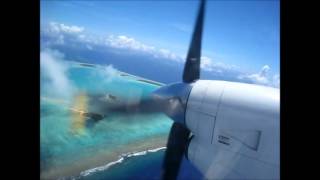 Flying from Rarotonga to Aitutaki [upl. by Konopka]