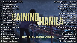 Raining in Manila  Lola Amour  New Hits OPM Love Song 2023 Playlist  Tagalog Top Trends [upl. by Lrig975]