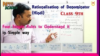 Rationalisation of Denominator [upl. by Ailis616]