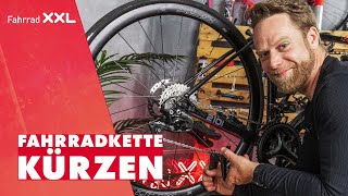 Kettenlänge bestimmen mit einfachen Methoden amp Fahrradkette kürzen  Anleitung [upl. by Elfie]