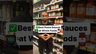 Best Pasta Sauces to Buy at Whole Foods pasta sauce groceryshopping [upl. by Akenal]