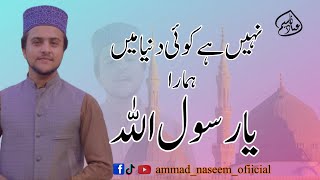 Nahi Ha Koi Dunia Ma Hamara Ya Rasool Allah  Ammad Naseem  Hearttouching klam [upl. by Pol]