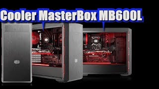 Budget Gaming Cooler Master Casing MasterBox MB600L Unboxing  Tech Land [upl. by Kam]