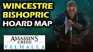 Wincestre Bishopric Treasure Hoard Map location amp Solution  Assassins Creed Valhalla [upl. by Ennaeilsel282]