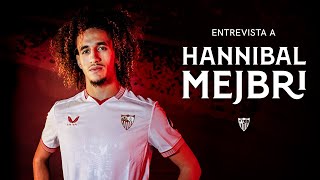 Hannibal Mejbris first interview as a Sevilla player [upl. by Luamaj799]