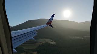 X plane 12 Landing at Tivat Airport LYTV [upl. by Reiners]