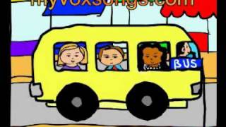 The Wheels on the Bus  Nursery Rhymes and Childrens Songs [upl. by Magavern536]