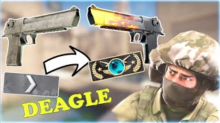 Silver 1 to Global Elite ⭐ Deagle CSGO [upl. by Strohben818]