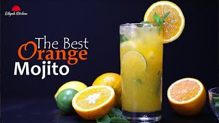 The BEST Orange Mojito  Summer Mocktail Recipes [upl. by Anirbus]