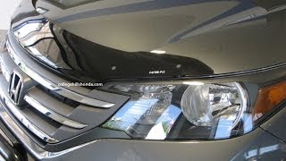 Episode 261  20122014 Honda CRV Form Fit Air Deflector Installation [upl. by Ebby705]