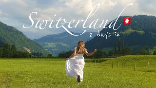 Switzerland Travel Vlog 2024🇨🇭 Kandersteg amp Interlaken 2 day itinerary [upl. by Ylurt]