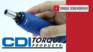 CDI MicroAdjustable Torque Screwdriver product video presentation [upl. by Anitnauq]