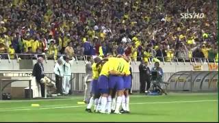 World Cup 2002 BRAZIL 2 1 TURKEY [upl. by Allesig]