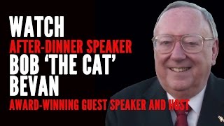 Bob The Cat Bevan MBE  AwardWinning AfterDinner Speaker [upl. by Seamus]