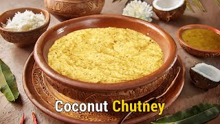 Unleashing the Easy Coconut Chutney Magic  Perfect Side Dish for Idli Dosa and Rice [upl. by Adnaugal]