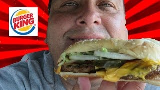 BURGER KING®  Extra Long Jalapeño Cheeseburger REVIEW [upl. by Junna]