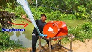 Amazing How to make free energy Water Pump  Auto Pump Deep Big River 24hday NO Electricity [upl. by Iak]