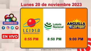 Lotería Nacional LEIDSA y Anguilla Lottery en Vivo 📺│Lunes 20 de noviembre 2023  855 PM [upl. by Ahsiyk904]