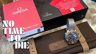 Unboxing amp Review Omega Seamaster 300 professional James Bond 007 No time to die 21090422001001 [upl. by Bodi710]