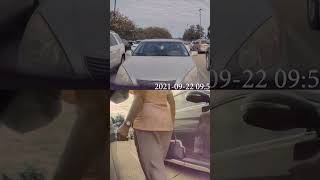 🚗🔑 Tesla Cameras Capture Footage of Woman Repeatedly Keying Car  Road Wars  AampE shorts [upl. by Dory408]