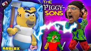 ROBLOX PIGGY meets the SIMPSONS  Escape the PIGGYSONS FGTeeV Wibbit Mode [upl. by Lebatsirhc]