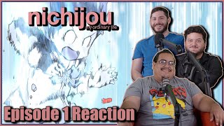 ANOTHER FUNNY ONE  Nichijou Ep 1 Reaction [upl. by Zischke]