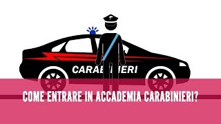 Come entrare nellAccademia dei Carabinieri [upl. by Amari372]