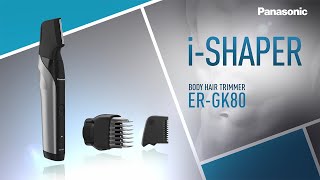 Innovative iShaped Body Hair Trimmer ERGK80 Panasonic [upl. by Nnywg410]