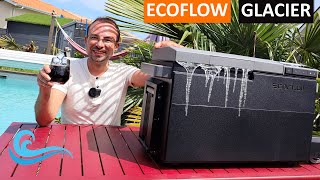 EcoFlow GLACIER ❤️ Frigo congel ❄️ glaçons et le tout sur batterie [upl. by Leerzej]