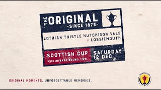 Lothian Thistle Hutchison Vale 44 Lossiemouth  Scottish Cup 202021 – Preliminary Round Two [upl. by Yliab]