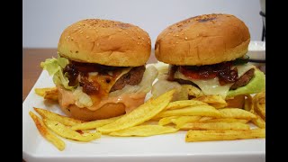 BEEF BURGERS RECIPE  Alveena Faisal [upl. by Aneeram912]