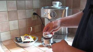 How to use an ESE Espresso Coffee Pod [upl. by Lilias]