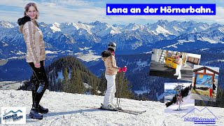 SkiReportage An der Hörnerbahn mit Lena [upl. by Htiel]