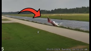 Cirrus Jet Goes For A Swim in Texas [upl. by Akcebar]