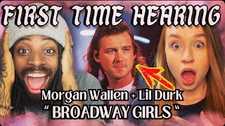 FIRST TIME REACTION To Lil Durk  Broadway Girls feat Morgan Wallen [upl. by Aenert382]