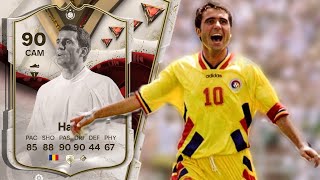 90 ULTIMATE DYNASTIES ICON HAGI Player Review fc 24 [upl. by Humfrid243]