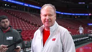 PostPractice Media Availability  Wisconsin Mens Basketball  Feb 12 2024 [upl. by Naira680]