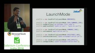 Java Swing Java FX application testing by Dakshinamurthy at SeConf2016 India [upl. by Eibba144]