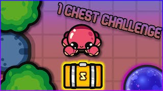 Zombsroyale but 1 CHEST CHALLENGE [upl. by Gasser]