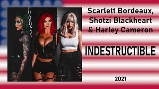 Scarlett Bordeaux Shotzi amp Harley Cameron  quotIndestructiblequot 2021 [upl. by Harelda]